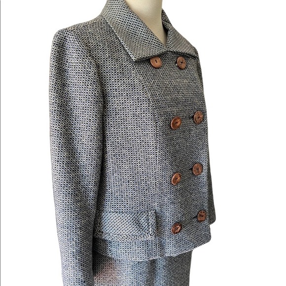 Designer Vintage Jack Feit Cashmere Suit Tweed Excellent Condition - Picture 3 of 16